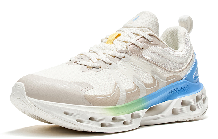 XTEP Cushioning Spin 10.0 Slip Resistant Abrasion Resistant Low top Running Shoes Men’s White Gray