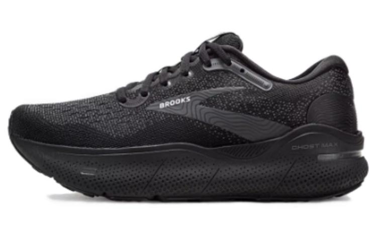 Brooks Brooks GHOST MAX ghost versatile and comfortable cushioning stable thick sole wear-resistant rebound non-slip low-top marathon long-distance running shoes men's black