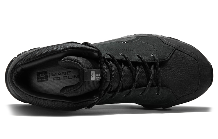 KAILAS Taihang FLT Collection Abrasion Resistant Breathable Slip Resistant Mid top Outdoor Shoes Men’s Ink Black