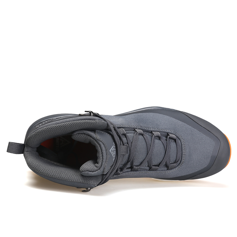 HUMTTO Abrasion Resistant Breathable Abrasion Resistant Breathable High top Outdoor Shoes Men’s Dark Gray