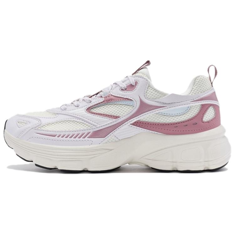 XTEP Abrasion Resistant Breathable Low top Running Shoes Women’s Beige Pink