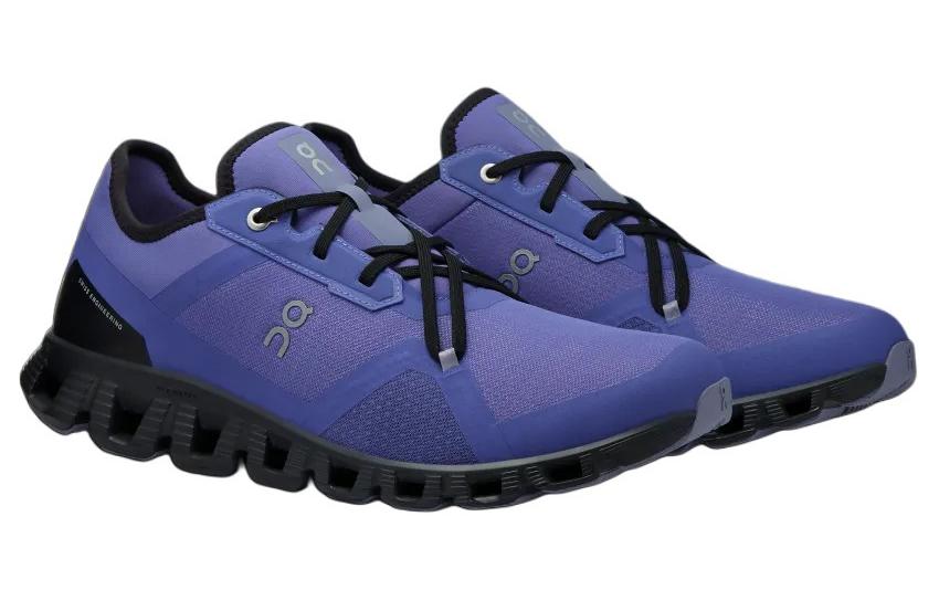 On Cloud X 3 Comfortable Slip Resistant Abrasion Resistant Low top Running Shoes Men’s Blue Purple