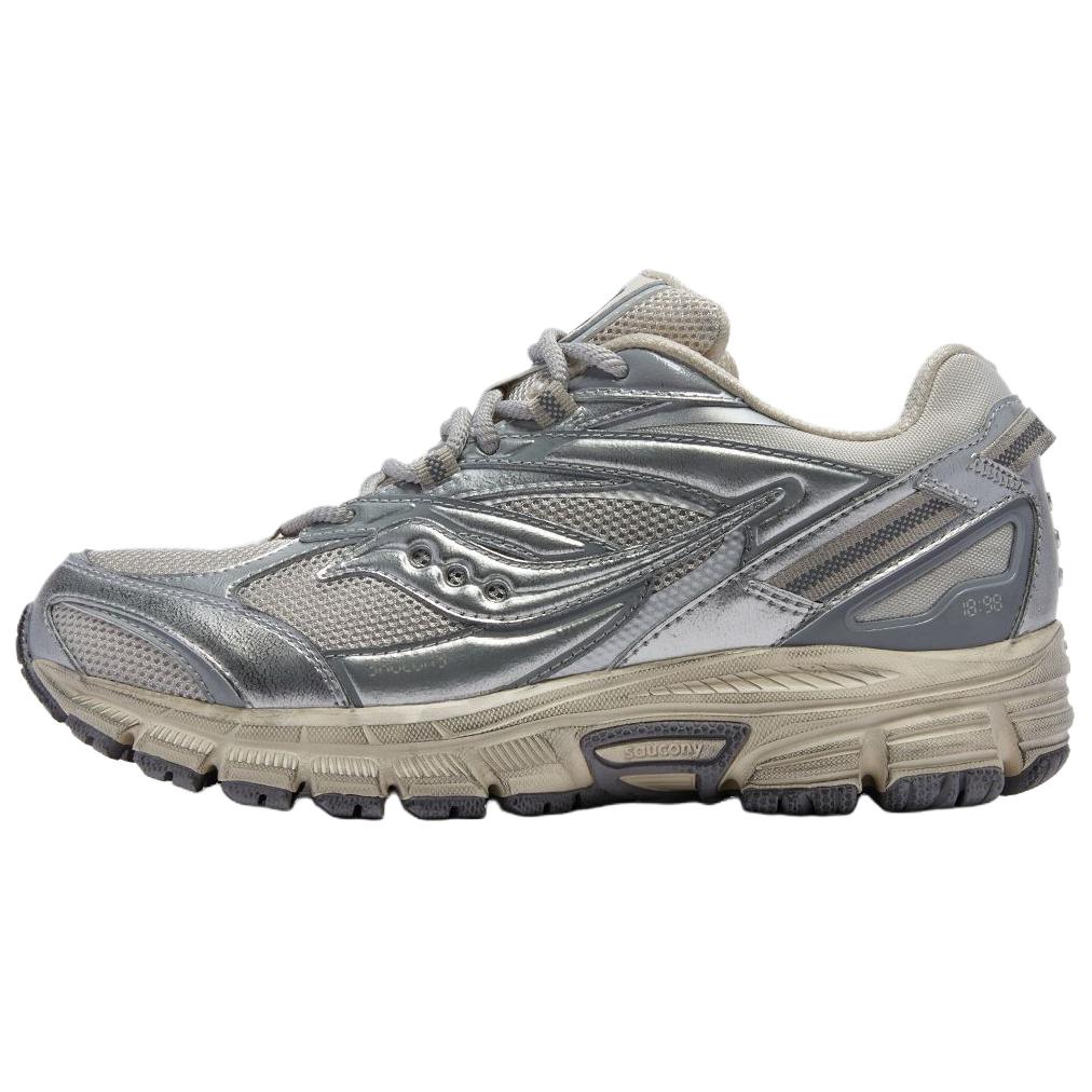 Saucony Cohesion 2K Abrasion Resistant Low top Running Shoes Unisex Silver