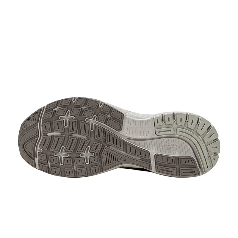 Brooks Textile, Synthetic Leather Low top Running Shoes Men’s Gray