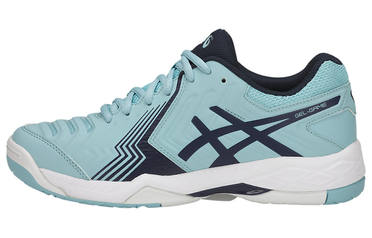 ASICS Gel Game 6 Sports Cushioning Abrasion Resistant Breathable Low top Running Shoes Women's Blue