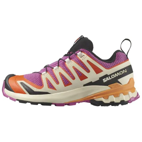 SALOMON XA Pro 3D V9 Comfortable Slip Resistant Low top Outdoor Shoes Women's Purple Orange