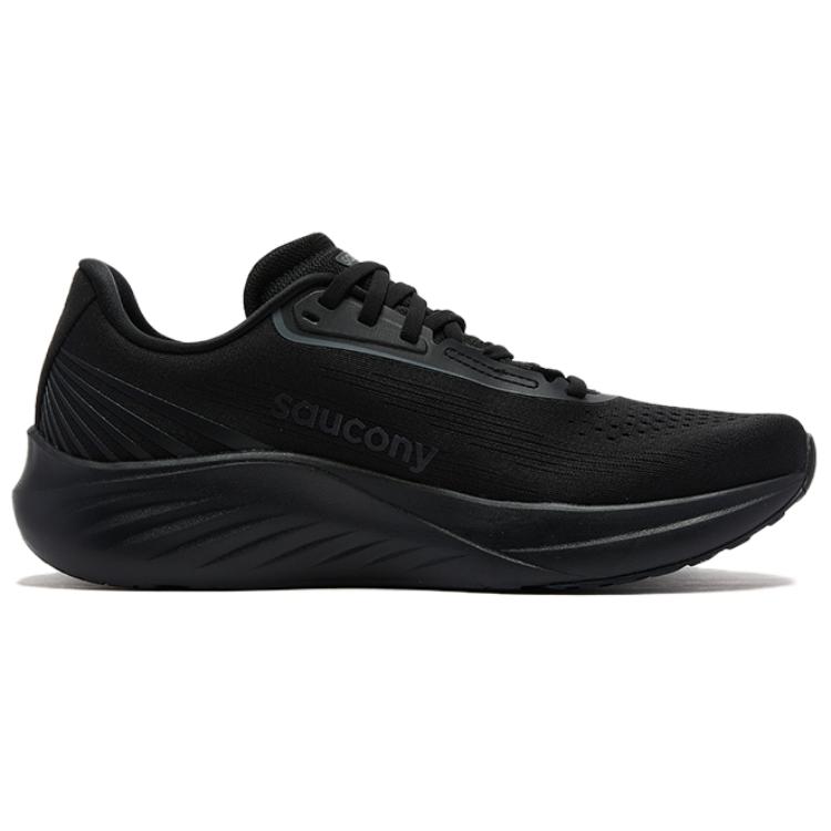 Saucony LANCER Gun Rider 4 Racing Training Running Shoes Unisex Black