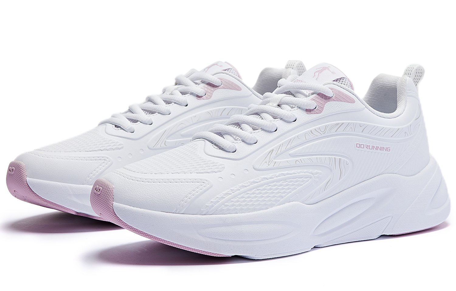 QIAODAN Low top Running Shoes Women’s White Purple