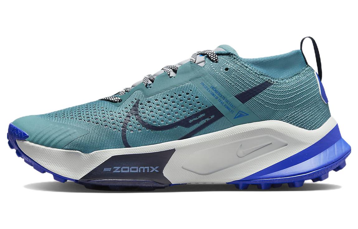 Мужские кроссовки Nike ZoomX Zegama Trail (сине-зеленые)