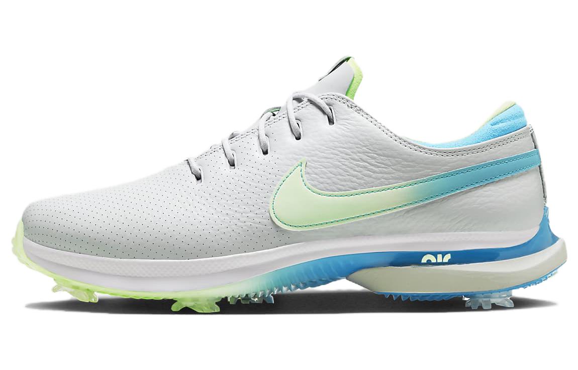 Nike Air Zoom Victory Tour 3 Tour 3 Wide shock-absorbing anti-slip low-top golf shoes men's gray blue wide version