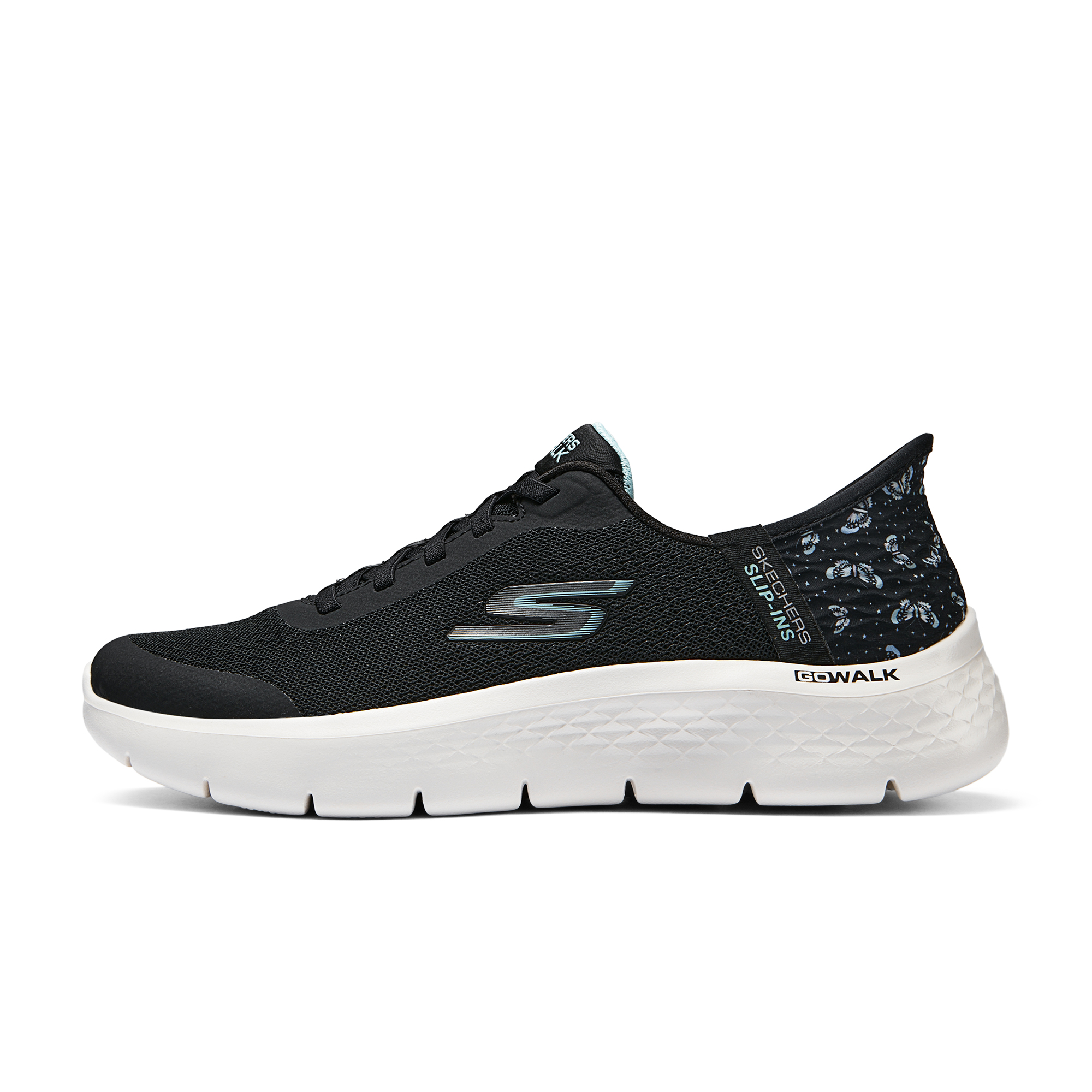 Skechers Go Walk Fle Comfortable Low top Running Shoes Women’s Black Green