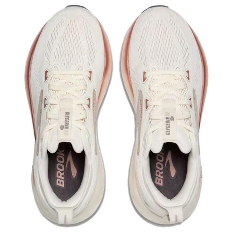 Brooks Glycerin 22 Slip Resistant Abrasion Resistant Low top Casual Running Shoes Women’s Beige
