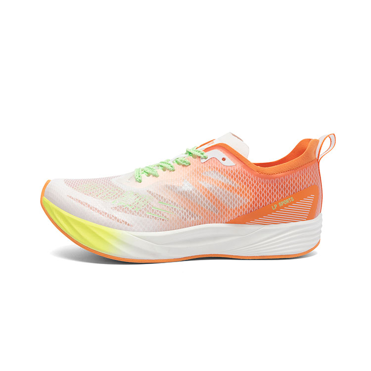 LPMX Low top Full Length Carbon Plate Running Shoes Unisex Red Green Mismatched