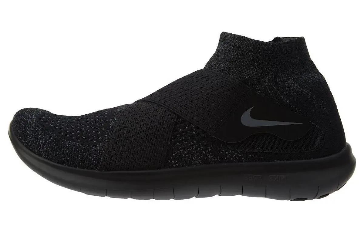 Nike Free RN Cushioning Slip Resistant Cushioning Slip Resistant Mid top Casual Running Shoes Men's Black