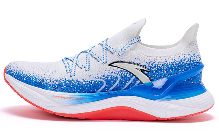 ANTA Chuang 2.0 Pro Running Shoes Men’s Low Top Ivory White/Medium Blue/Black