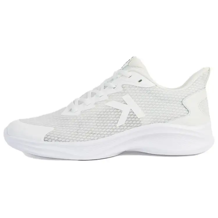 KELME Slip Resistant And Abrasion Resistant Coverage Low top Casual Running Shoes Unisex White
