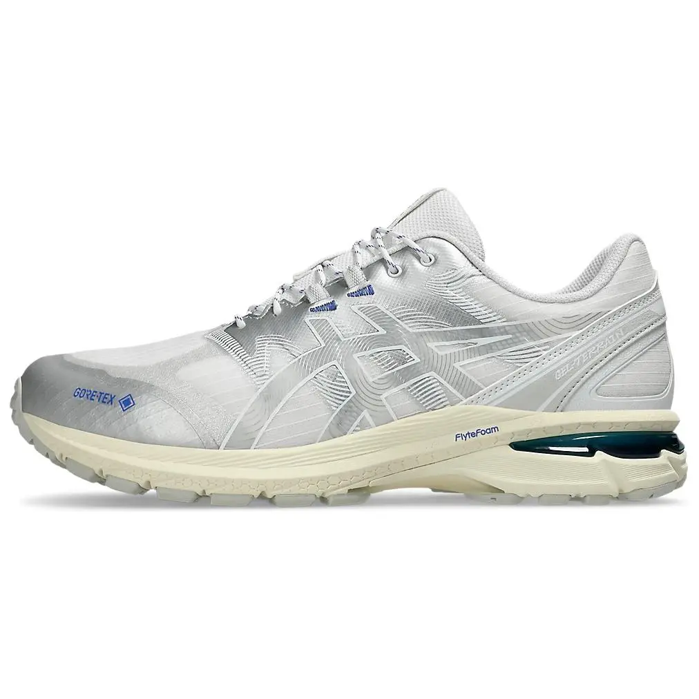 ASICS Gel Terrain Waterproof Low top Trail Running Shoes Unisex White Silver