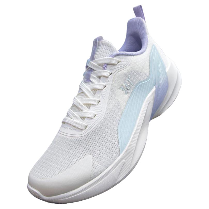 361° Slip Resistant Abrasion Resistant Low top Casual Running Shoes Women’s White Purple