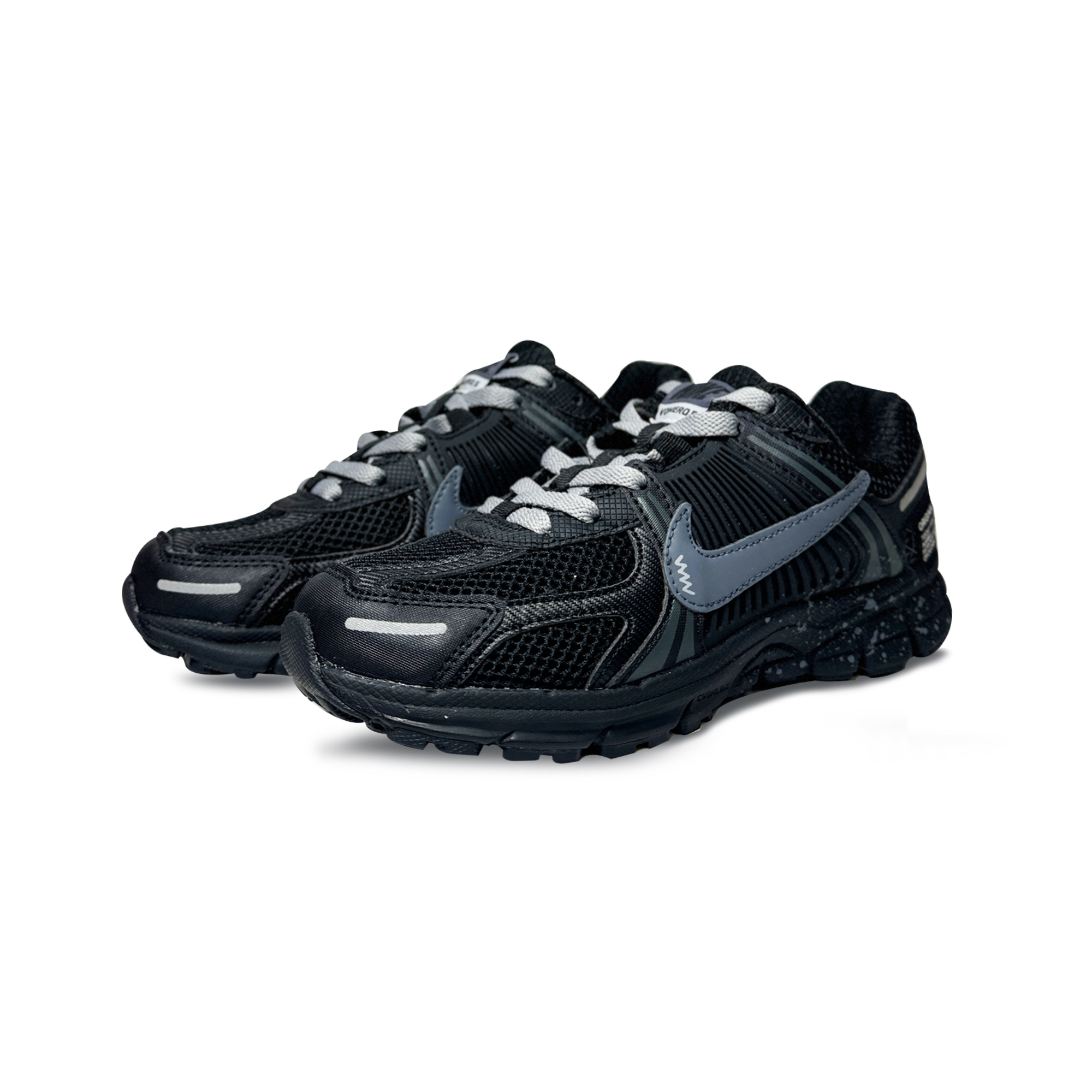 Nike Zoom Vomero 5 Slip Resistant Abrasion Resistant Low top Running Shoes Unisex Black Gray