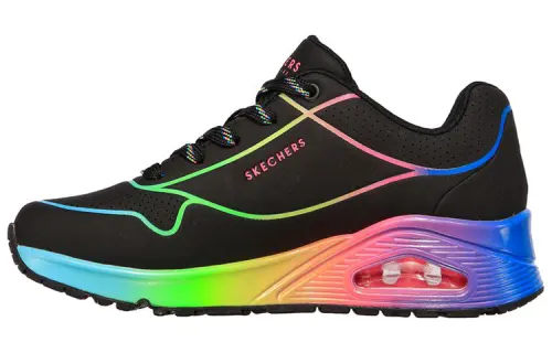 Skechers Uno Pop Of Sunshine Low top Chunky Sneakers Women's Black