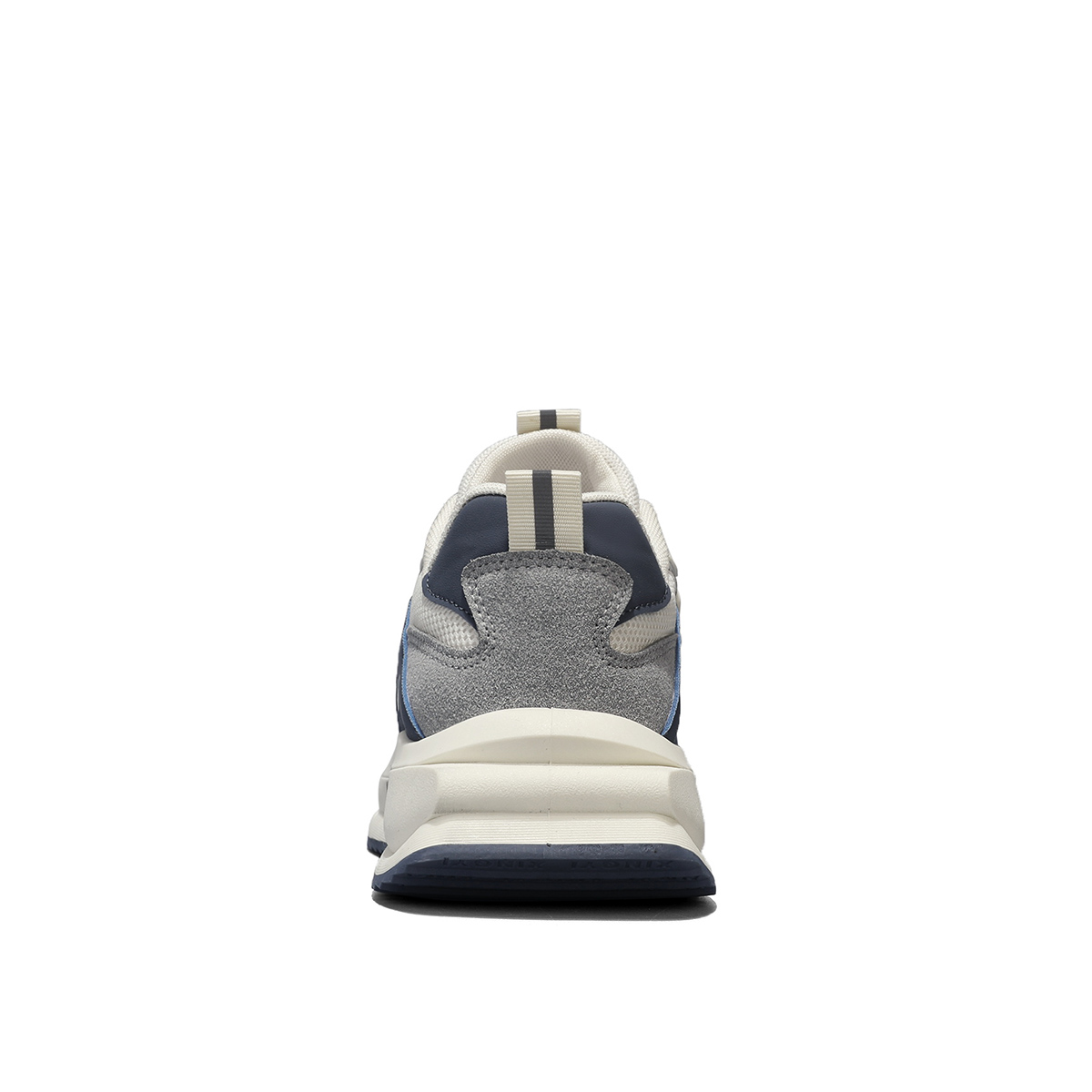 Warrior Height Increasing Abrasion Resistant Low top Running Shoes Men’s Beige Dark Blue Gray