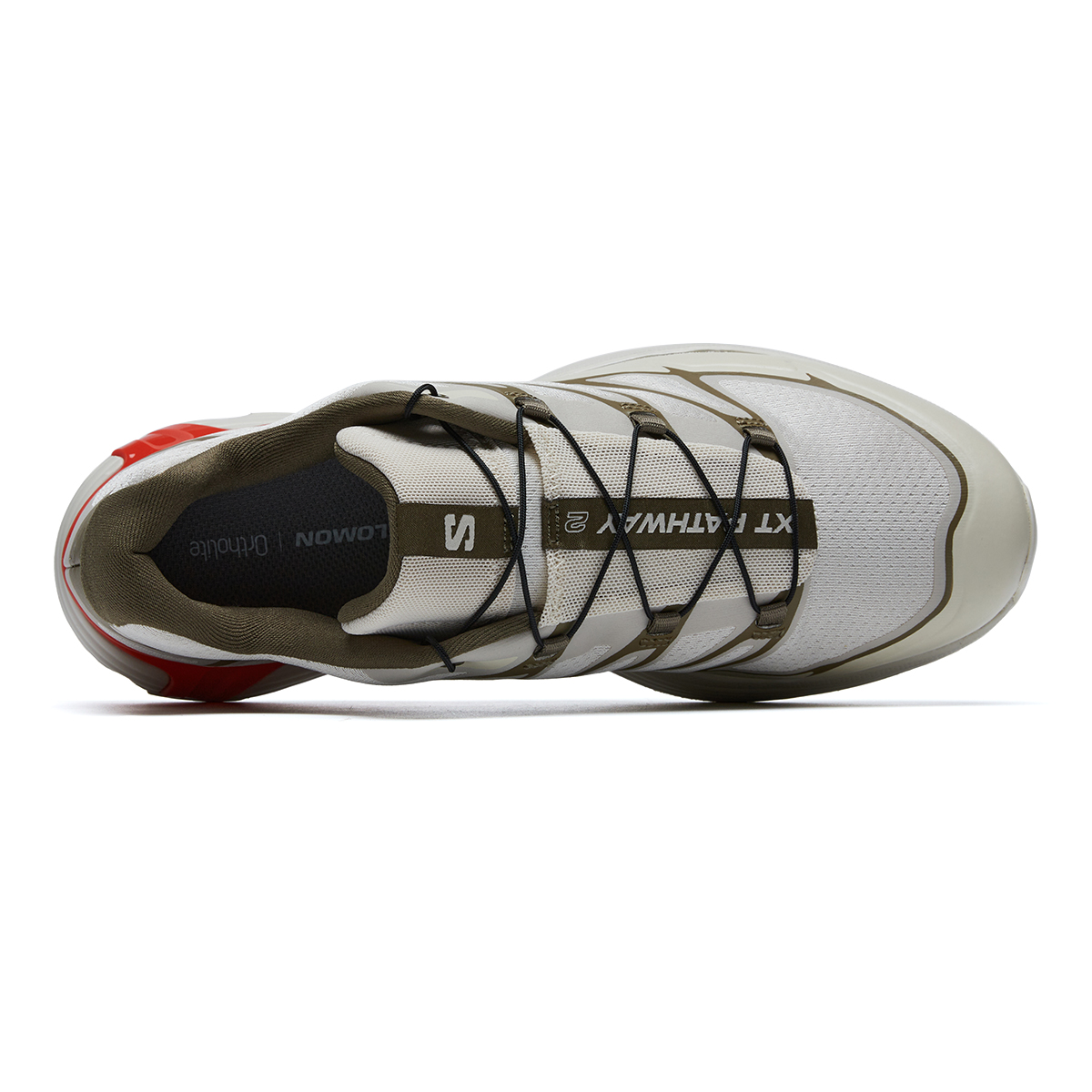SALOMON XT Pathway 2 Breathable Support Low top Casual Running Shoes Unisex Beige Pink