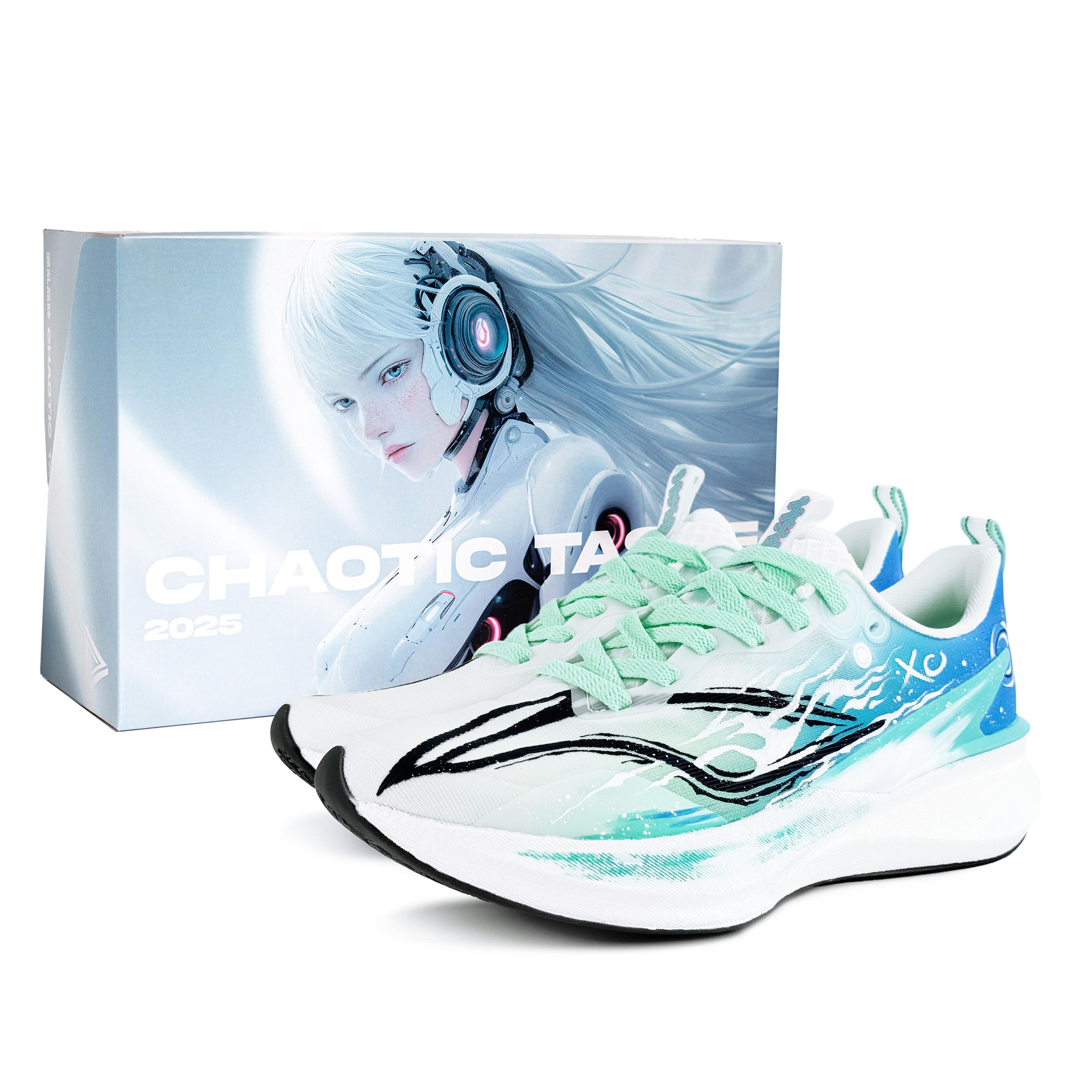 Li Ning Red Hare 8PRO Cushioning Slip Resistant Abrasion Resistant Low top Casual Running Shoes Unisex Blue