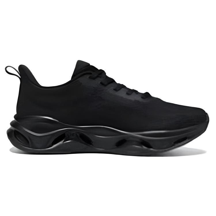 361° Abrasion Resistant Breathable Low top Casual Training Sprint Running Shoes Men’s Black