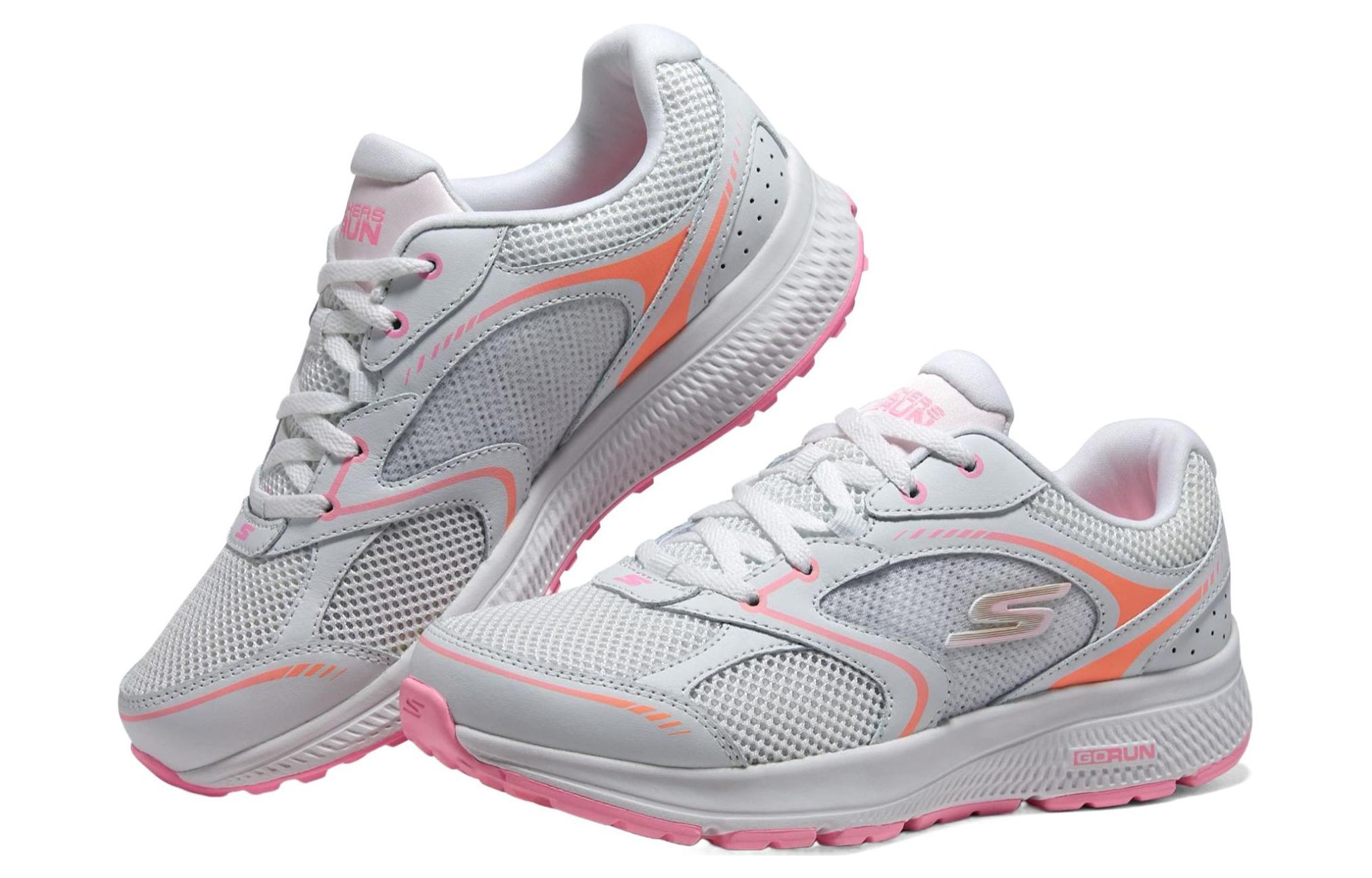 Skechers Go Run Consistent Low top Running Shoes Women’s White Pink