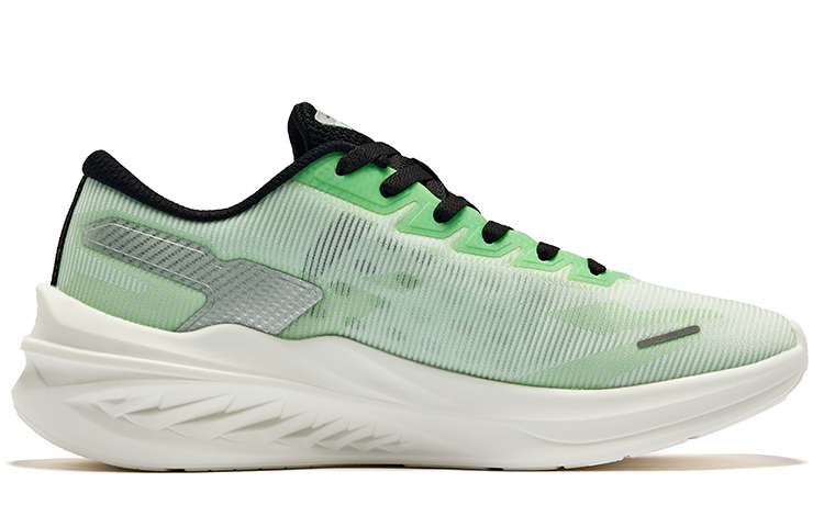 Erke Cruise 2.0 Cushioning Breathable Cushioning Breathable Low top Running Shoes Men's Lime Green Black