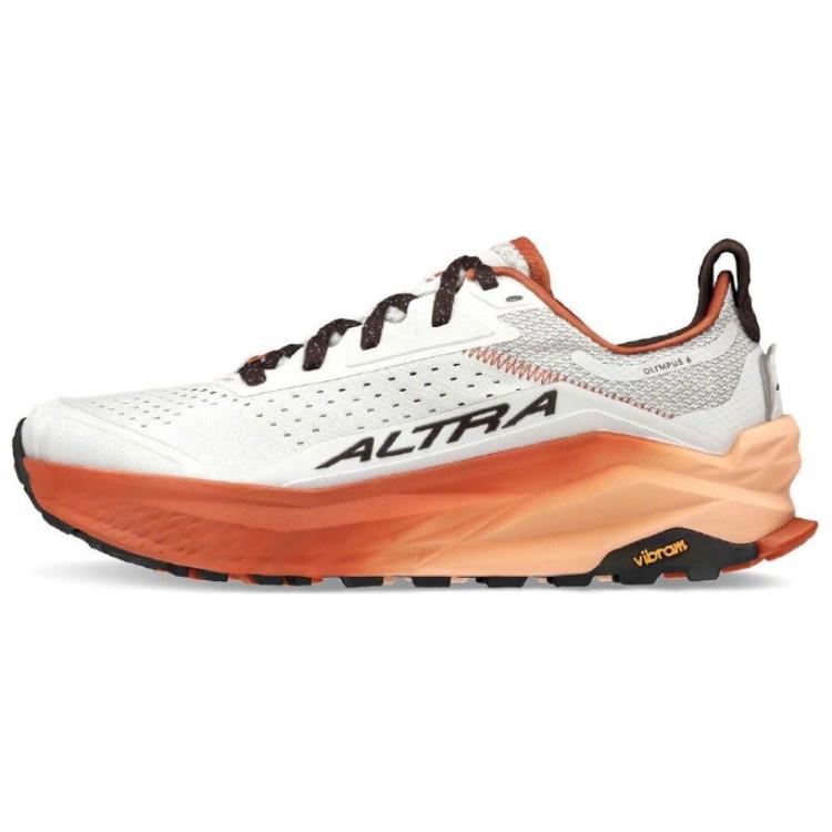 Altra Slip Resistant Abrasion Resistant Low top Trail Running Shoes Unisex White Orange