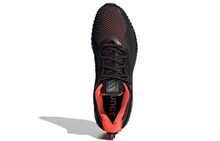Мужские кроссовки adidas AlphaBounce Ek (черный / оранжевый) — Чёрный / оранжевый — фото 4