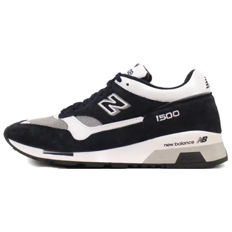 New Balance NB 1500 Fabric Cushioning, Wear Resistant Low top Running Shoes Unisex Black White Gray