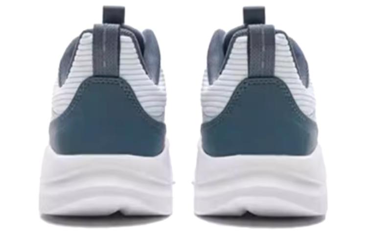 QIAODAN Wear resistant And Lightweight Low top Running Shoes Men’s White Blue