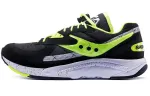 Saucony Aya Slip Resistant Abrasion Resistant Slip Resistant Abrasion Resistant Low top Running Shoes Men's Black Neon
