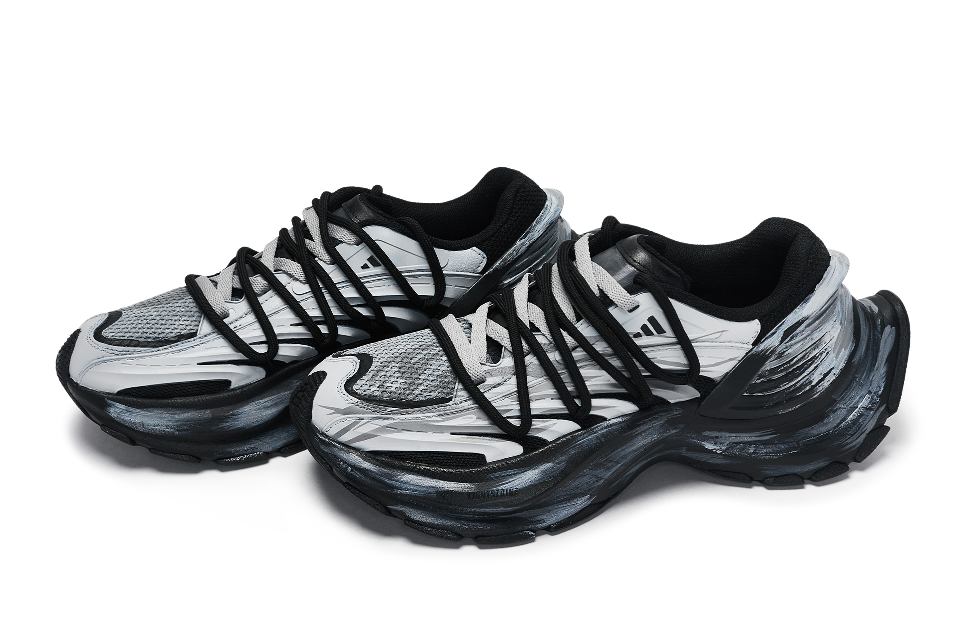 Adidas XLG MTW Abrasion Resistant Low top Running Shoes Unisex Black Gray