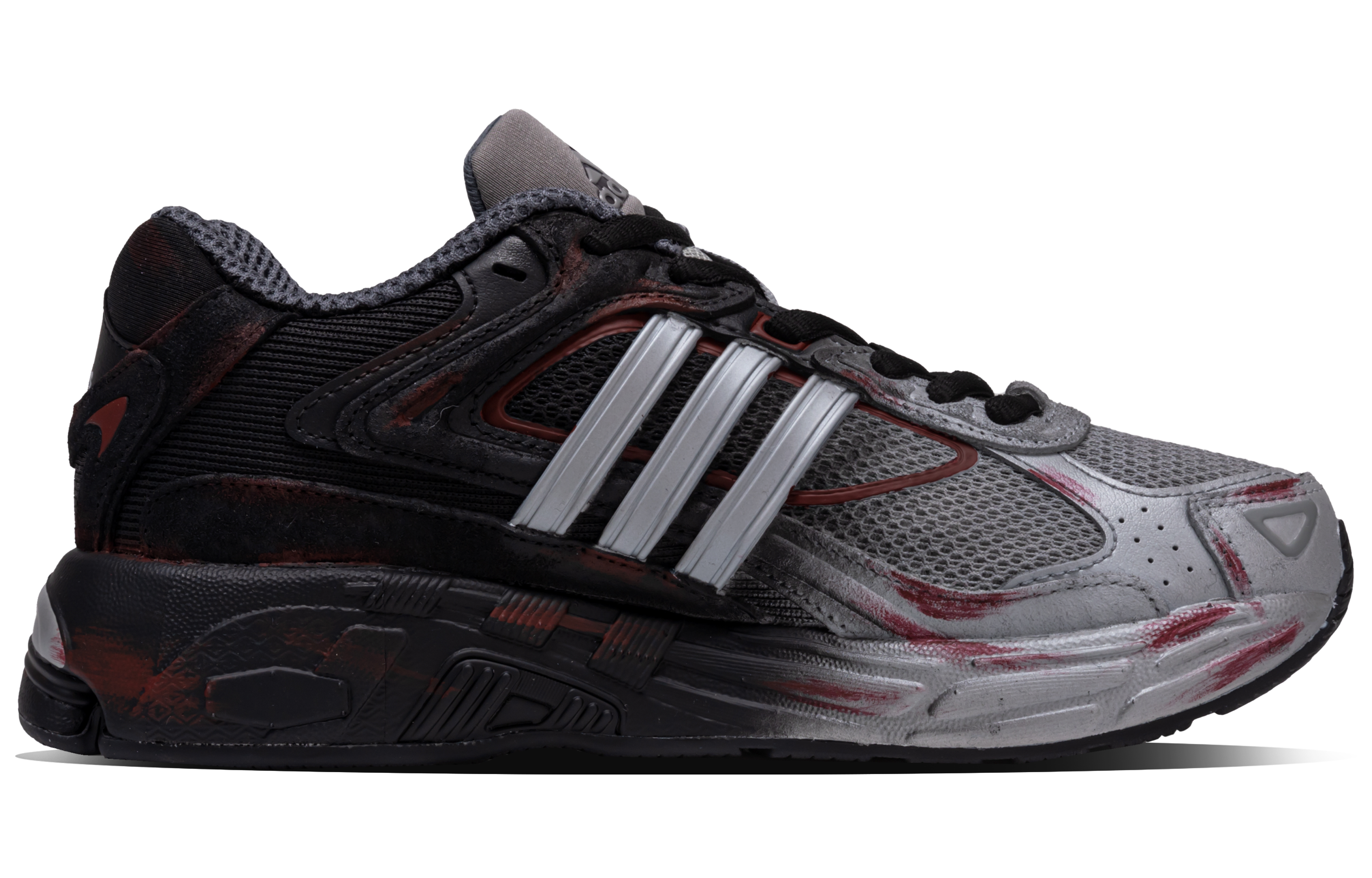 Adidas Originals Response Cl Abrasion Resistant Abrasion Resistant Low top Running Shoes Unisex Black Silver
