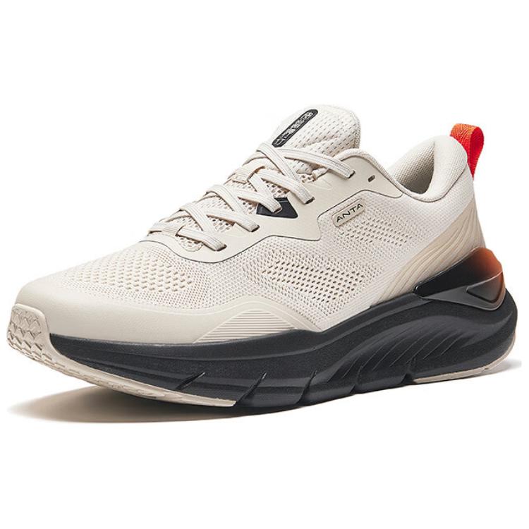 Anta Cushioning Low top Running Shoes Men’s Beige Black