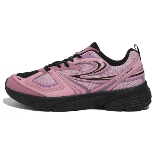 FILA Interrun Synthetic Leather Low top Casual Running Shoes Unisex Pink