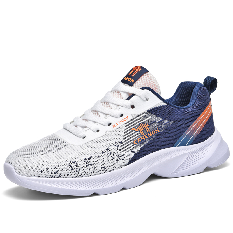 LINGHANGLUOTUO Cushioning Slip Resistant Cushioning Slip Resistant Low top Running Shoes Men’s