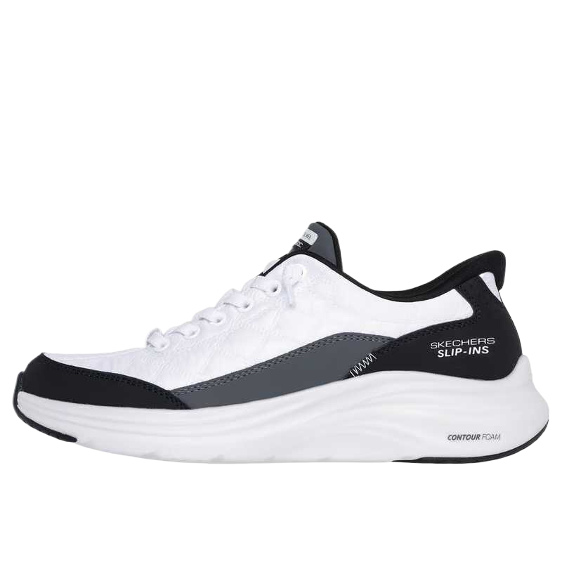 Skechers Contour Foam Cozy Fit Low top Running Shoes Women’s White Black