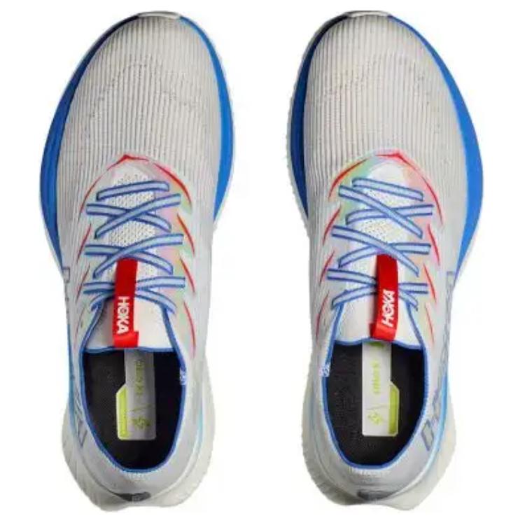 HOKA ONE ONE CIELO X1 Soft And Comfortable Slip Resistant Abrasion Resistant Low top Running Shoes Unisex Light Gray
