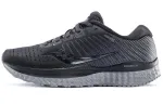 Saucony Guide 13 Stable Mesh Lightweight Slip Resistant Support Low top Running Shoes Men's Black Gray