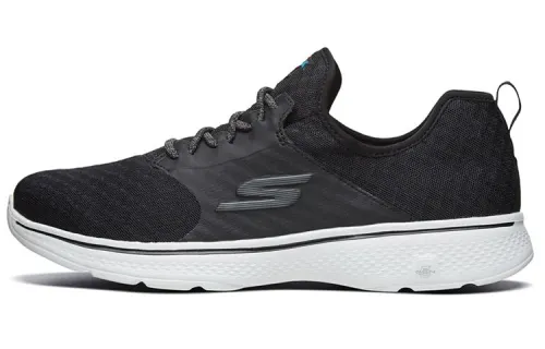 Skechers Go Walk 4 Running Shoes Men's Low Top Black/Blue