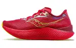 Saucony Endorphin Pro 3 Abrasion Resistant Breathable Abrasion Resistant Breathable Low top Running Shoes Women's Red