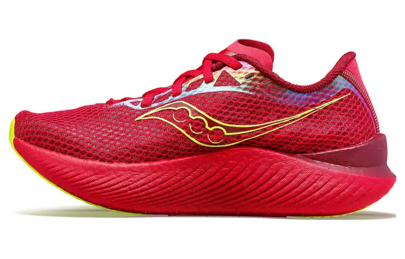 Saucony Endorphin Pro 3 Abrasion Resistant Breathable Abrasion Resistant Breathable Low top Running Shoes Women's Red