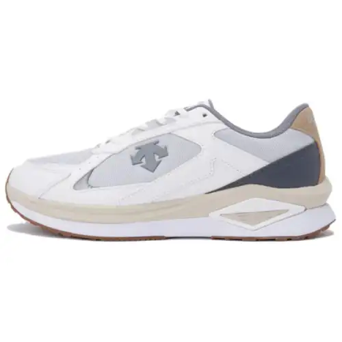 DESCENTE Enerzite Breathable Support Breathable Support Low top Running Shoes Unisex White Yellow Gray