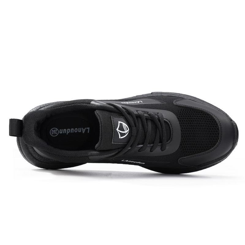 LANOUDUN Slip Resistant, Breathable, Lightweight Low top Outdoor Shoes Men’s Black