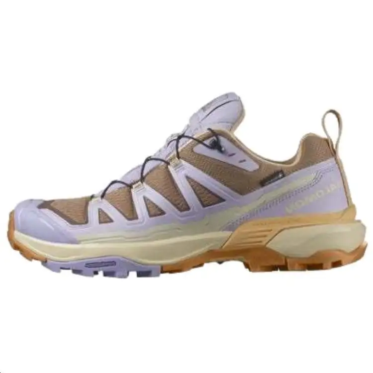 SALOMON Edge GORE TEX Comfortable Slip Resistant Low top Outdoor Shoes Women's Natural Brown