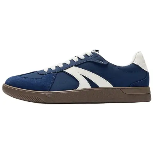 Anta Abrasion Resistant Lightweight Wear resistant And Lightweight Low top German Army Trainers Men's Blue White